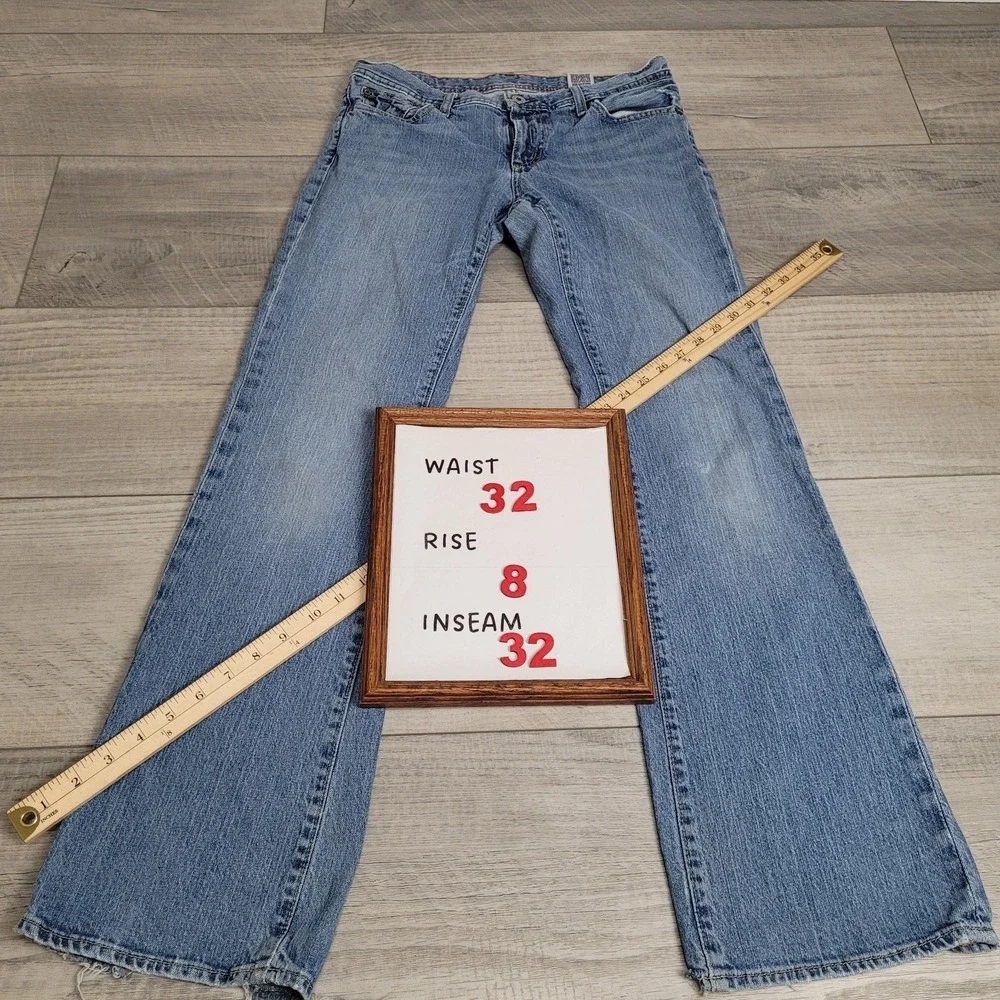 👖Polo‎ Ralph Lauren Stretch Kelly Jean Womens 6/Reg Bootcut Distressed Western